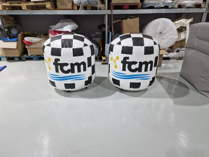 Custom inflatable buoys for events and brand activation by Oxygen Group