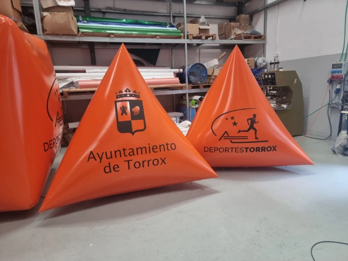 Custom inflatable buoys for events and brand activation by Oxygen Group