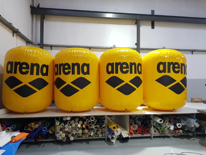 Custom inflatable buoys for events and brand activation by Oxygen Group