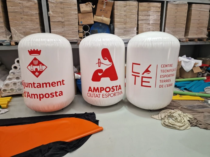 Custom inflatable buoys for events and brand activation by Oxygen Group