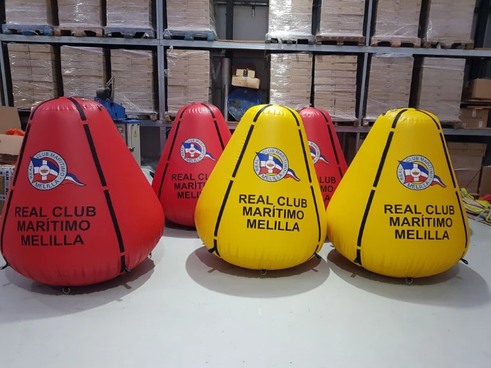 Custom inflatable buoys for events and brand activation by Oxygen Group