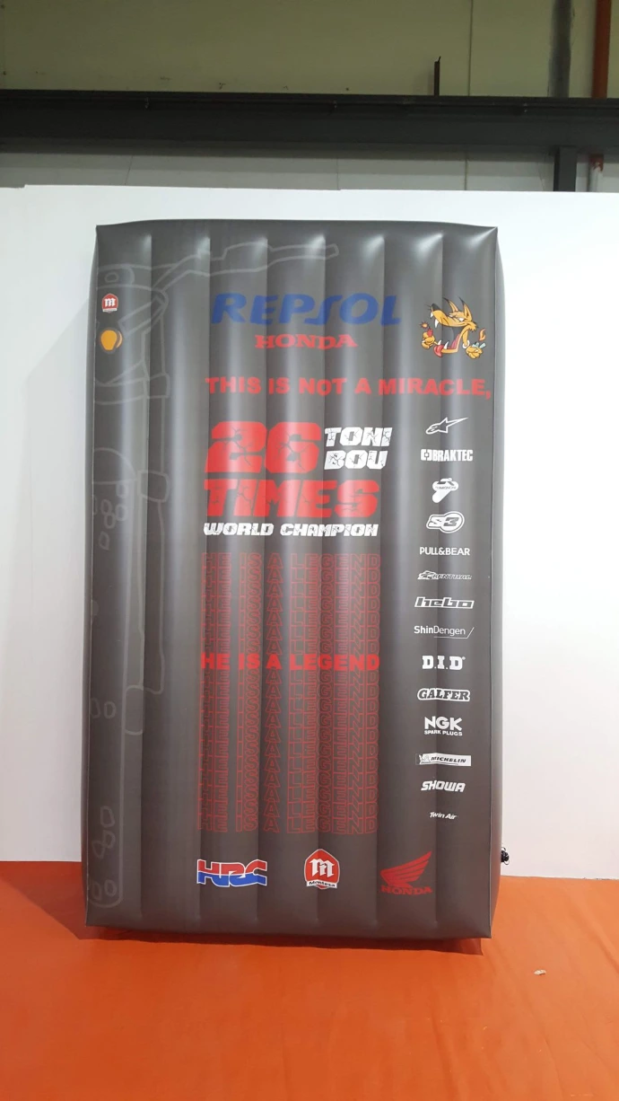 Custom inflatable mattresses for events and brand activation by Oxygen Group