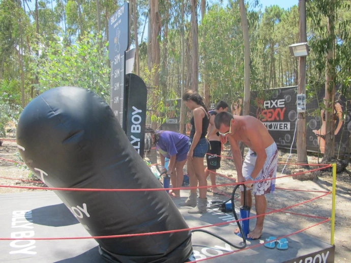 Custom inflatables for brand activation in events and brand activation by Oxygen Group