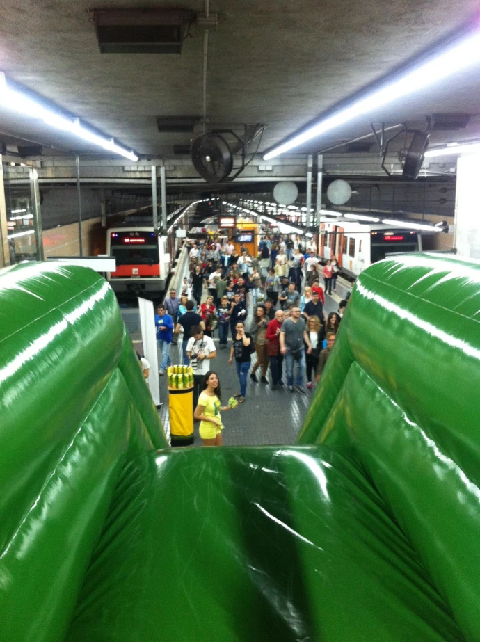 Custom inflatables for brand activation in events and brand activation by Oxygen Group