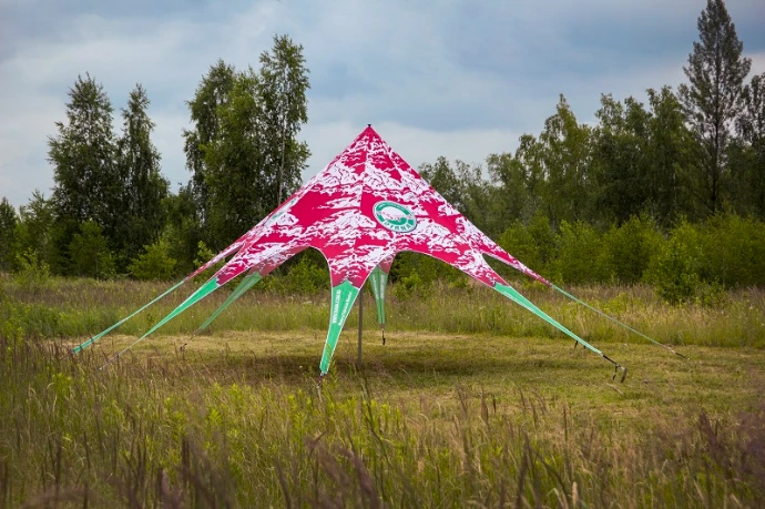 Custom star tents for events and brand activation by Oxygen Group