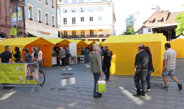 Custom market tent for events and markets by Oxygen Group