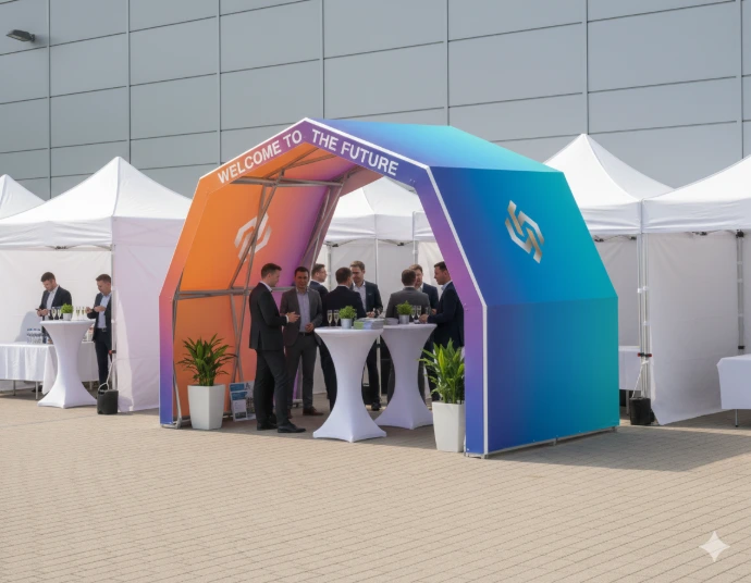 Custom tents for events and brand activation by Oxygen Group