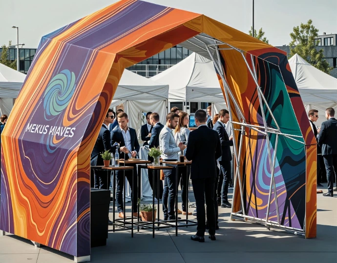 Custom tents for events and brand activation by Oxygen Group
