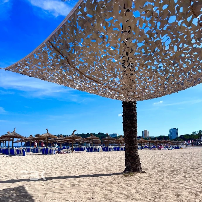 Custom sun shades for events and brand activation by Oxygen Group