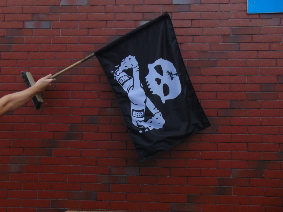 Custom flags for events and demonstrations by Oxygen Group