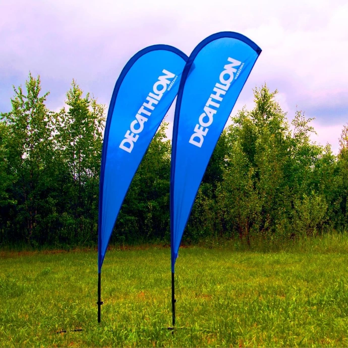 Custom fly banners for events and promotions by Oxygen Group