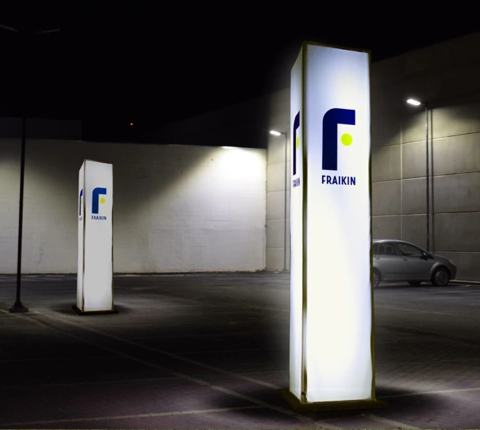 Custom totem for events and promotions by Oxygen Group