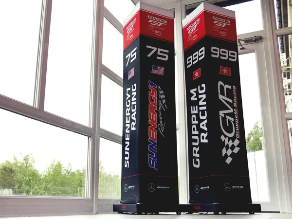 Custom totem for events and promotions by Oxygen Group
