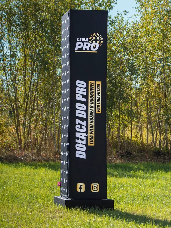 Custom totem for events and promotions by Oxygen Group