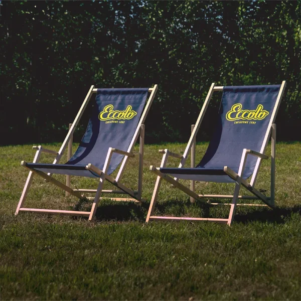 Custom deck chairs for events and promotions by Oxygen Group