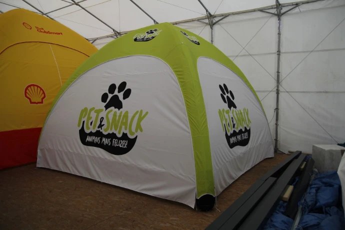 Custom inflatable tent for events and brand activation by Oxygen Group