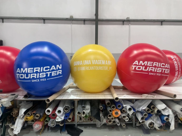 Custom inflatable crowd balls for events and brand activation by Oxygen Group