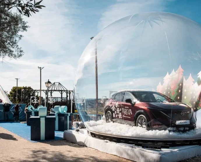 Custom inflatable bubbles for events and brand activation by Oxygen Group