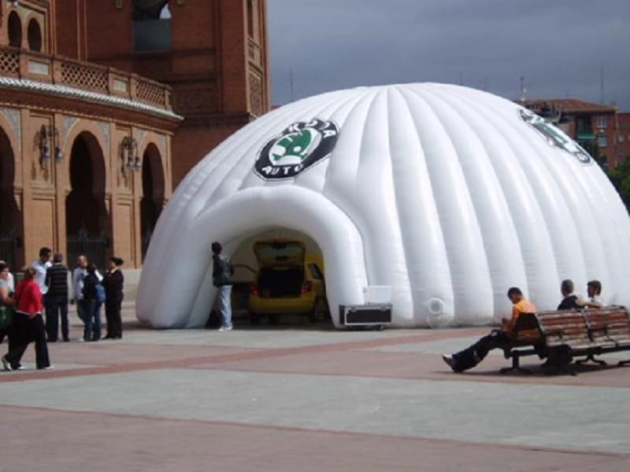 Custom inflatable dome tents for events and brand activation by Oxygen Group