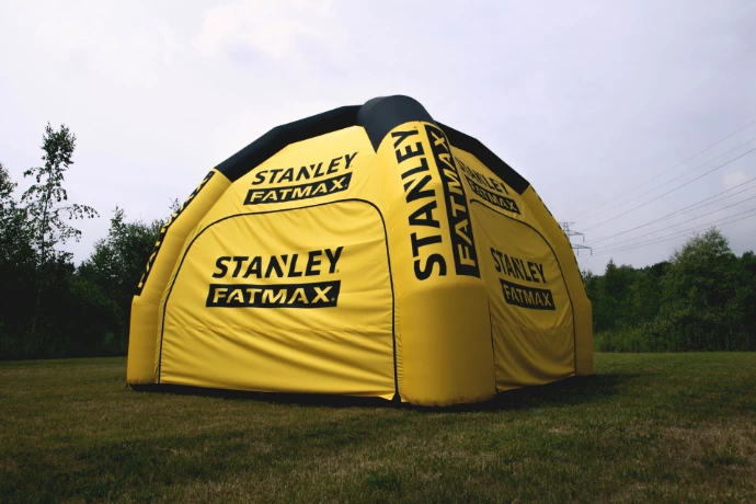 Custom inflatable spider tents for events and brand activation by Oxygen Group