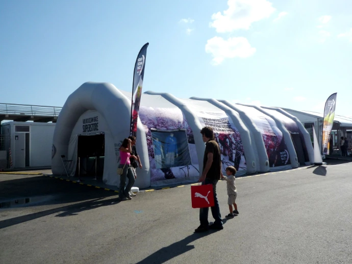 Custom inflatable tents for events and brand activation by Oxygen Group