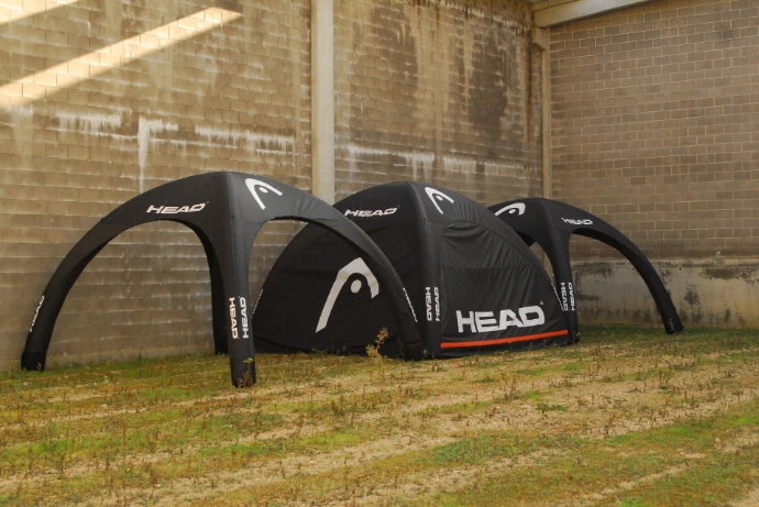 Custom airtight inflatable tents for events and brand activation by Oxygen Group