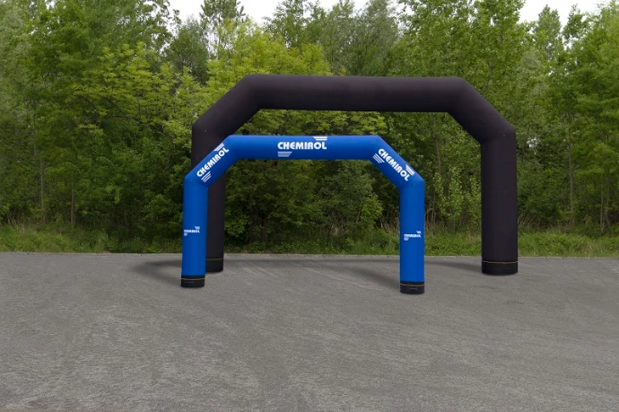 Custom inflatable airtight arch for events and brand activation by Oxygen Group