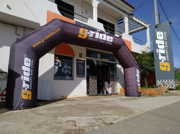 Custom inflatable arch for events and brand activation by Oxygen Group