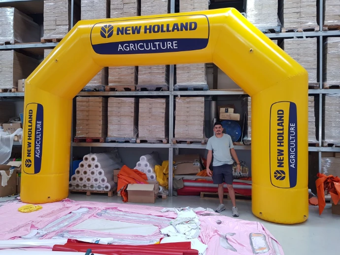 Custom inflatable arch for events and brand activation by Oxygen Group