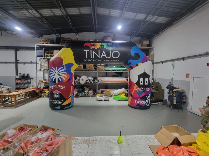 Custom inflatable arch for events and brand activation by Oxygen Group