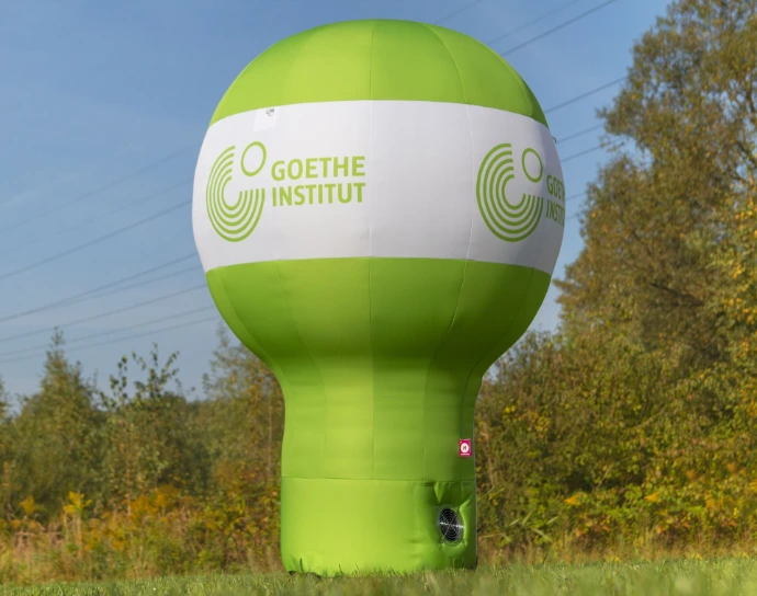 Custom inflatable globes for events and brand activation by Oxygen Group