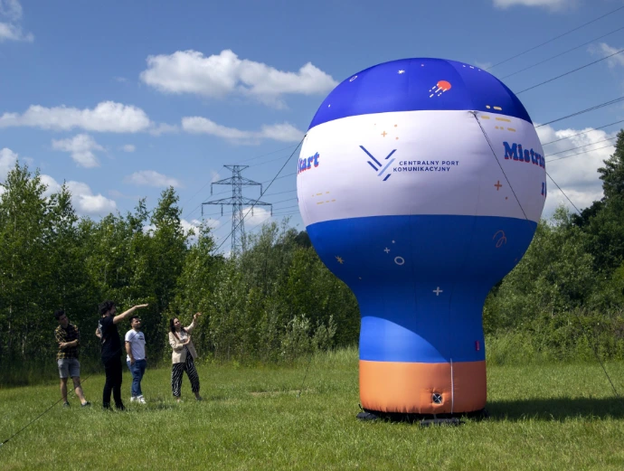 Custom inflatable globes for events and brand activation by Oxygen Group