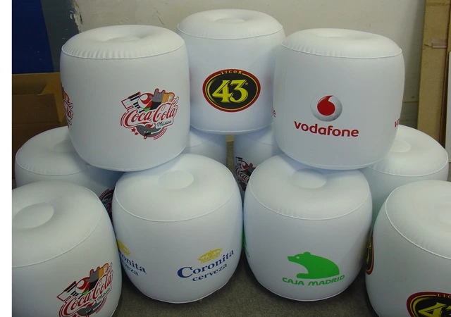 Custom inflatable puffs for events and brand activation by Oxygen Group